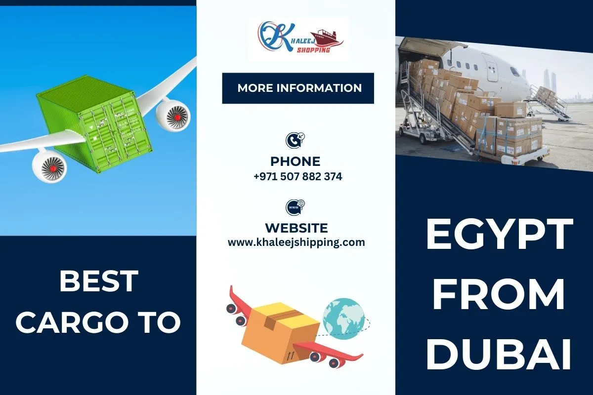Best Cargo to Egypt from Dubai