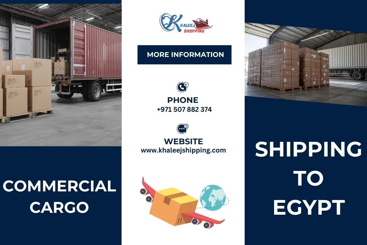 Commercial Cargo Shipping to Egypt