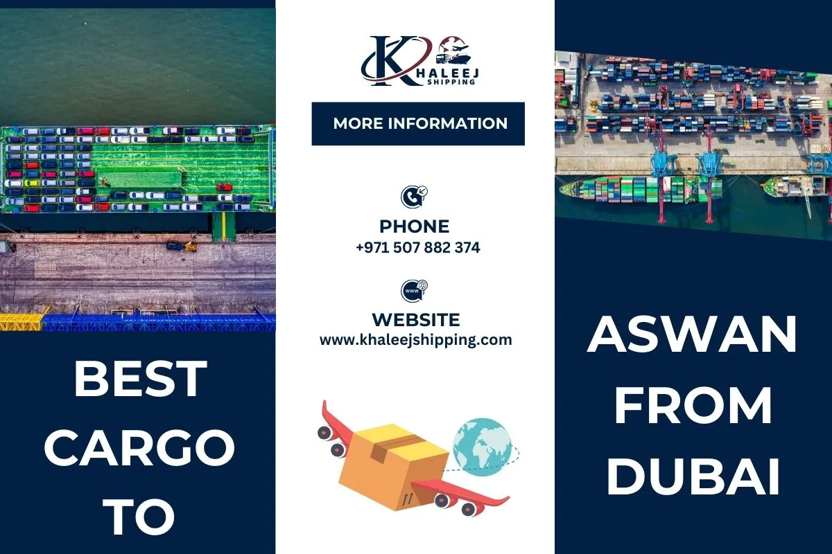 Best Cargo to Aswan from Dubai