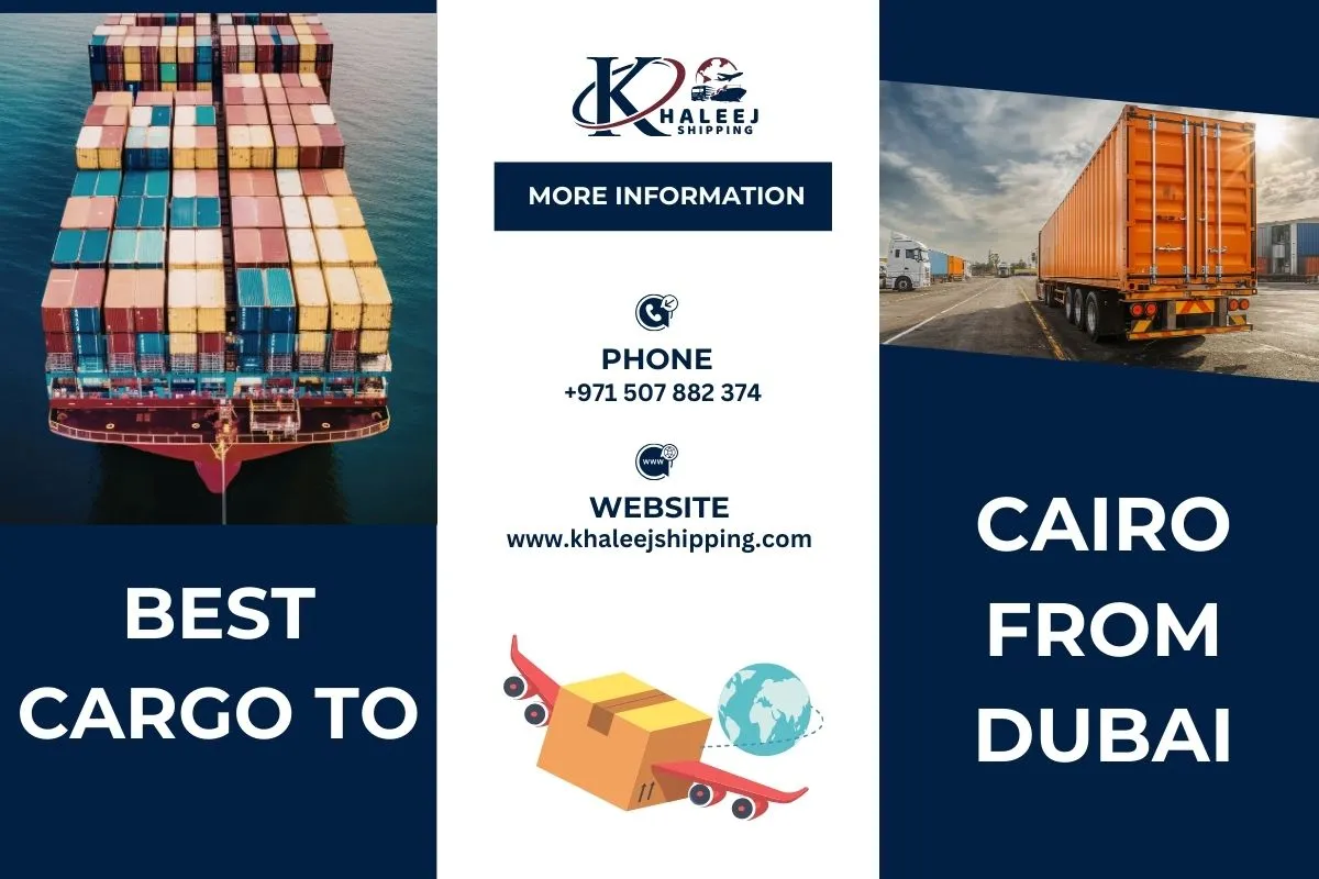 Best Cargo to Cairo from Dubai