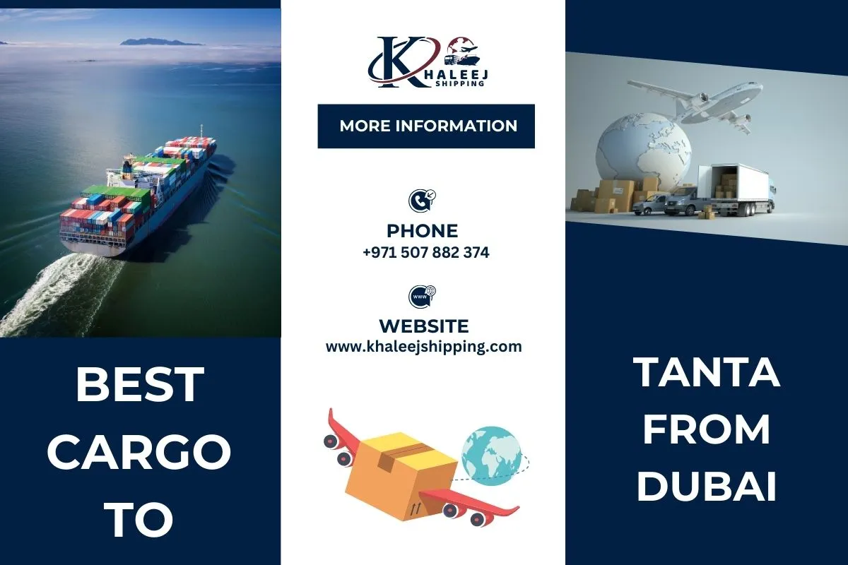Best Cargo to Tanta from Dubai