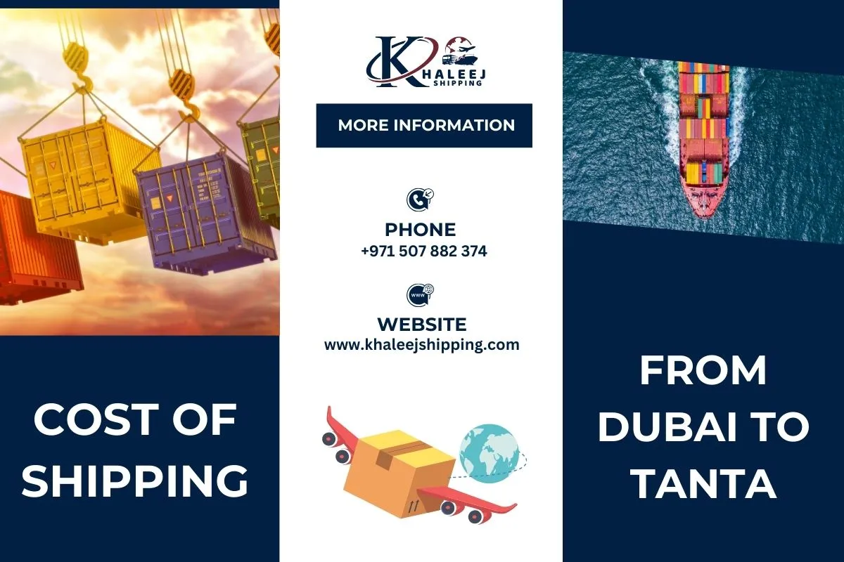 Cost of Shipping from Dubai to Tanta