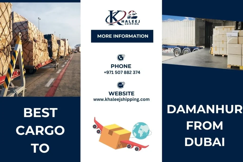 Best Cargo to Damanhur from Dubai