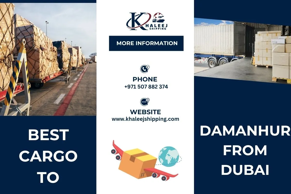 Best Cargo to Damanhur from Dubai