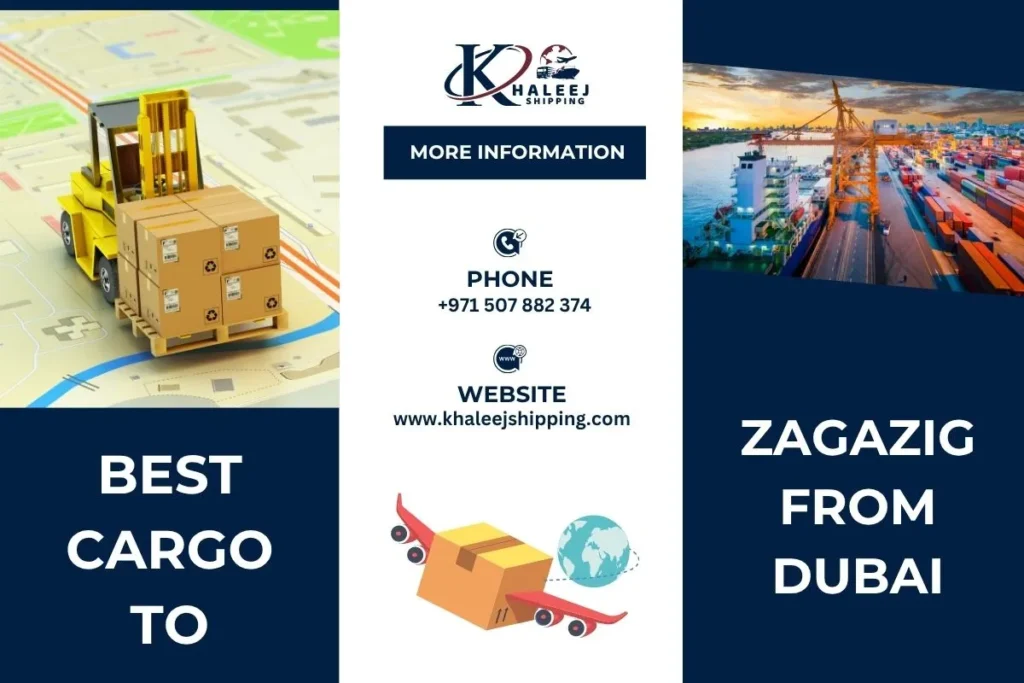 Best Cargo to Zagazig from Dubai