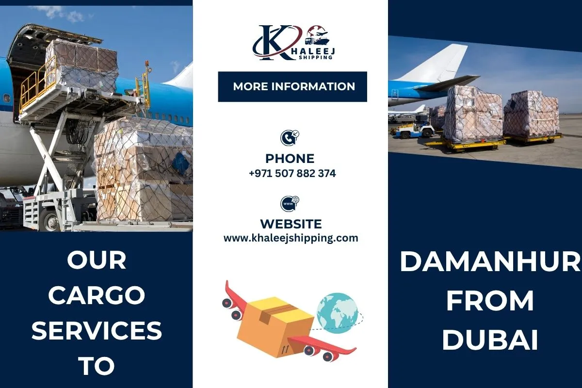 Our Cargo Services to Damanhur from Dubai