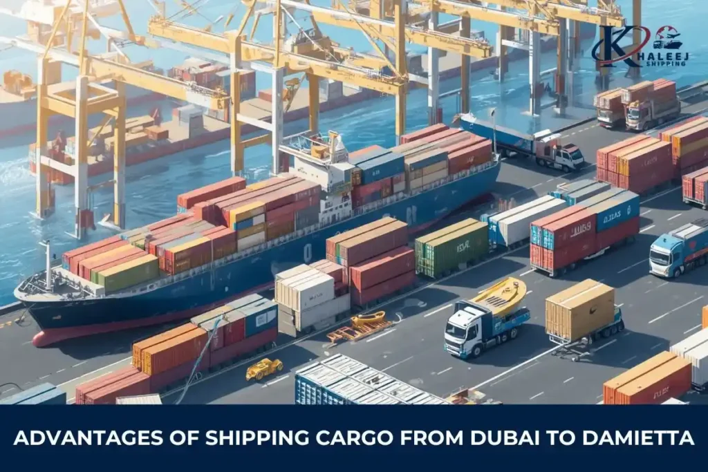 Advantages of Shipping Cargo from Dubai to Damietta