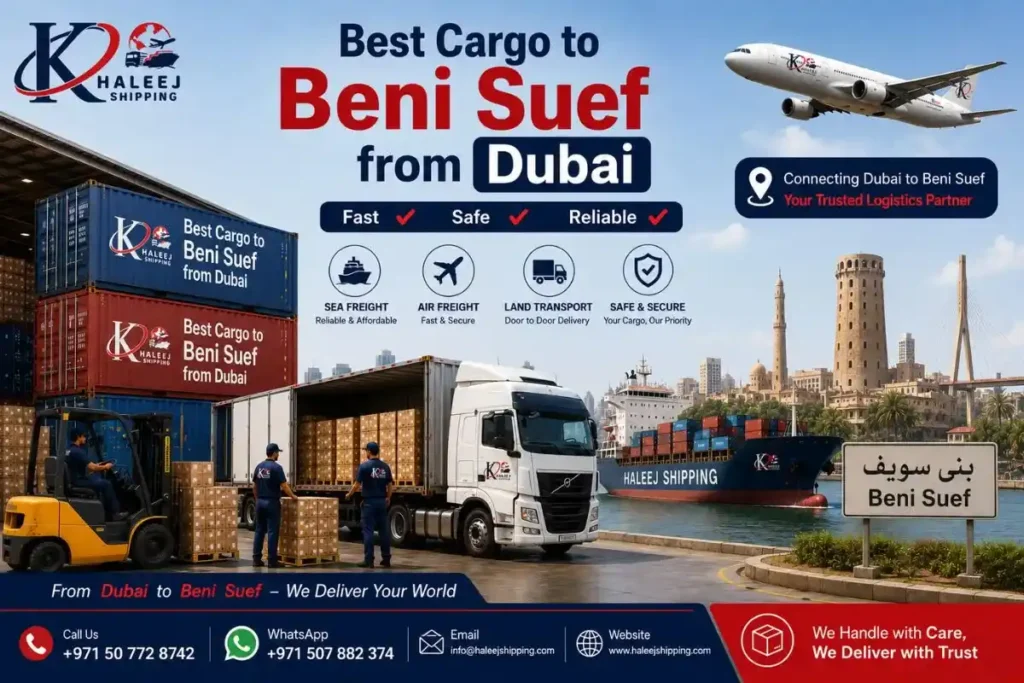 Best Cargo to Beni Suef from Dubai