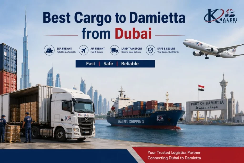 Best Cargo to Damietta from Dubai