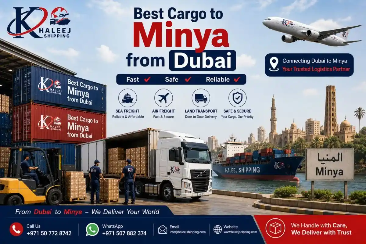 Best Cargo to Minya from Dubai
