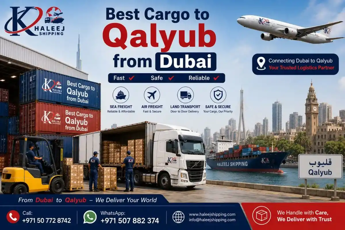 Best Cargo to Qalyub from Dubai