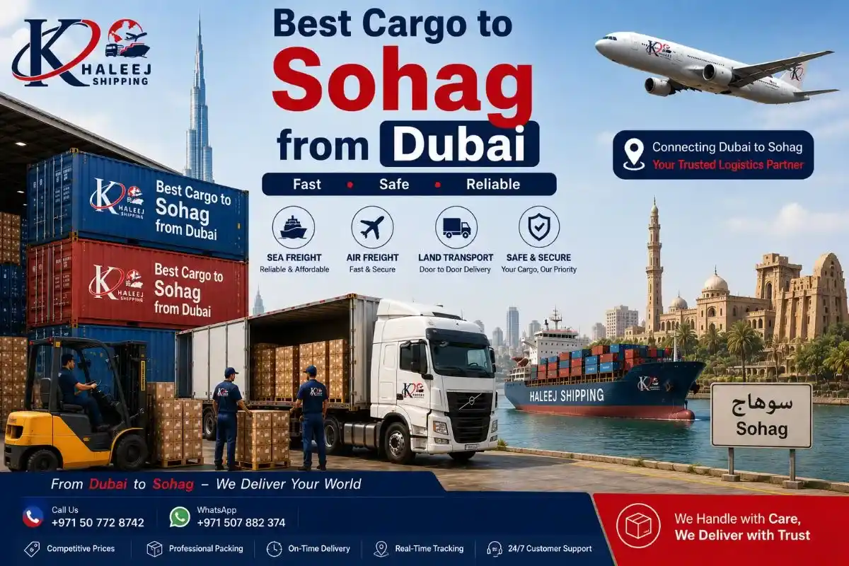Best Cargo to Sohag from Dubai