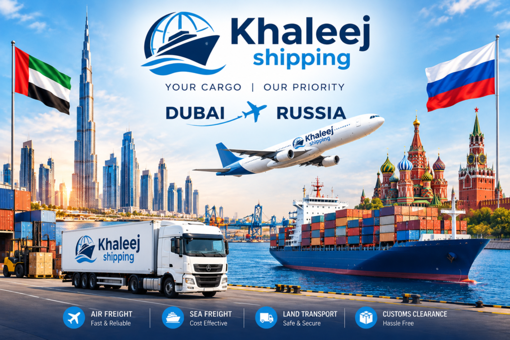 Cargo from Dubai to Russia
