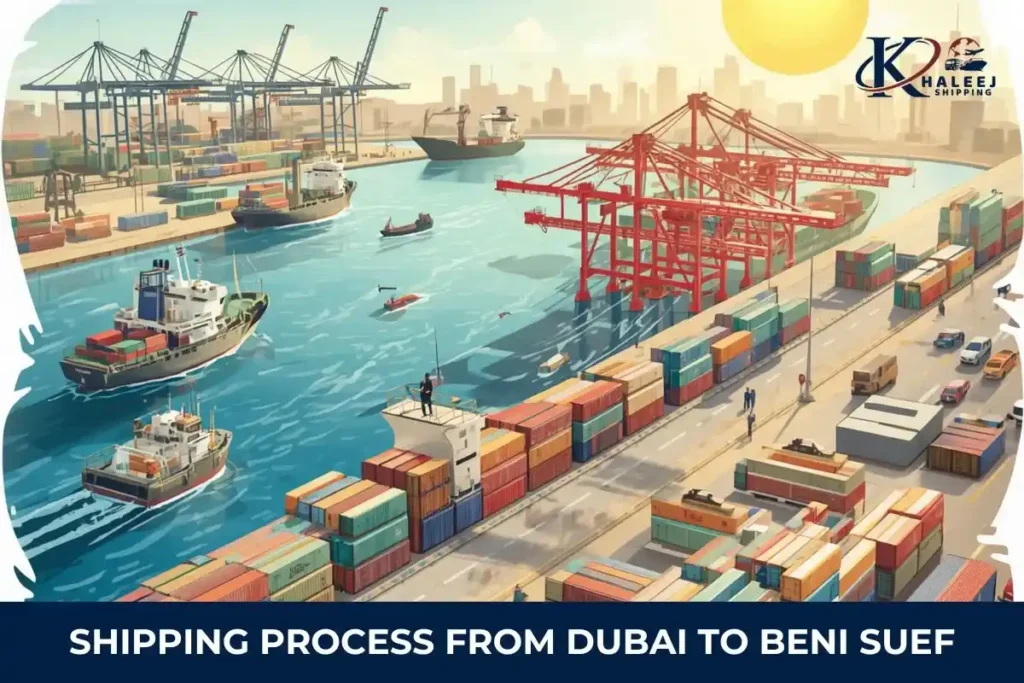 Shipping Process from Dubai to Beni Suef